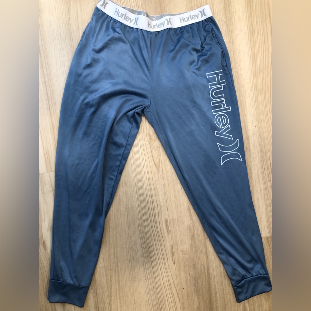 Hurley Men’s Baby Blue Tights— Size Large - Picture 1 of 8